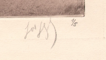 Legrand, Louis - Radierung auf Original Pellet et Legrand Künstler Bütten - Mutter und Kind - Signiert (00252)