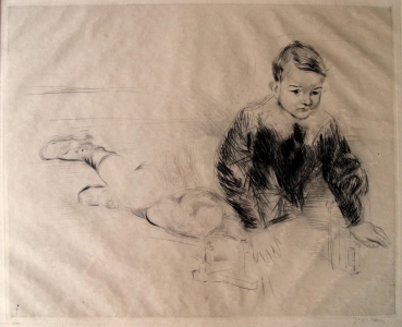 Villon, Jacques. Portrait d'un petit Garcon (Portrait eines Arzt-Sohnes aus Rouen). (00140)