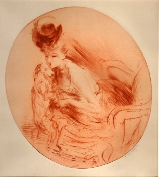 Villon, Jacques. Adresse Sagot / La Dame au Chien. (00139)
