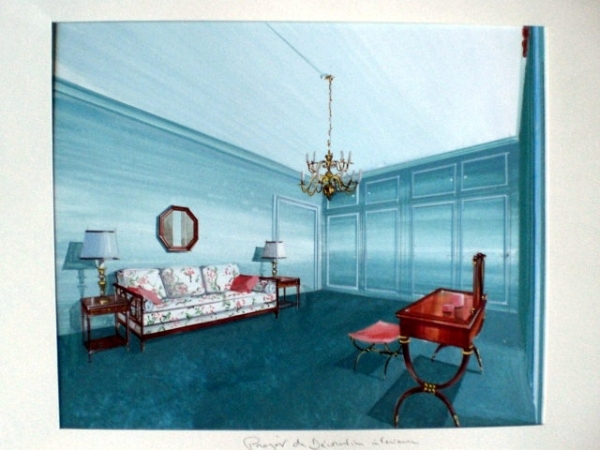 Anonym. Interieur-Entwurf für Maison Mercier. (00234)