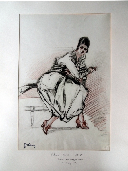 Drian, Etienne. Modezeichnung No.04 (00350)
