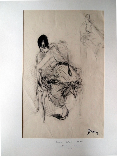 Drian, Etienne. Modezeichnung No. 14 (00360)