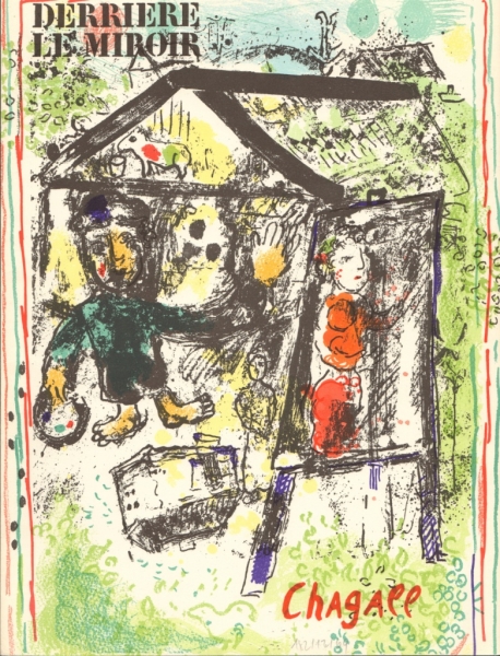 Chagall, Marc. Der Maler vor dem Dorf. (00476)