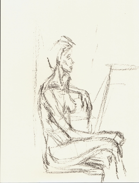 Giacometti, Alberto. Aktstudie. (00569)