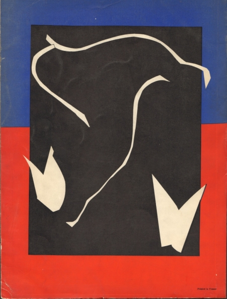 Matisse, Henri. Umschlag (Rückseite) Verve 1. (00576)