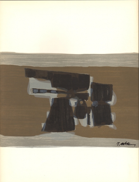 Ubac, Raoul. Abstrakte Komposition. (00597)