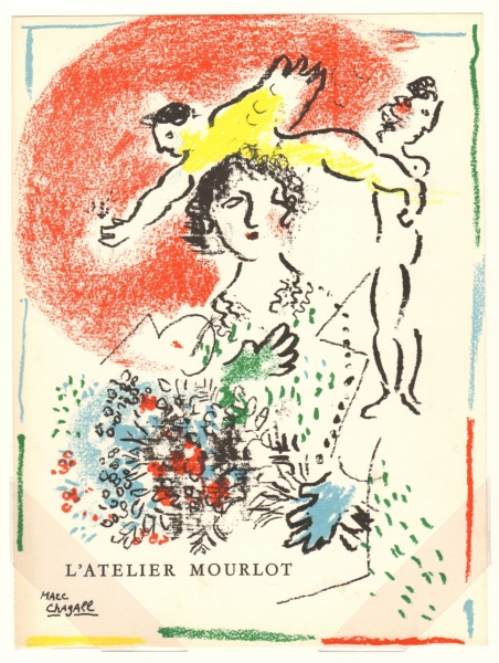 Chagall, Marc. Titelblatt „L`atelier Mourlot“. (00615)