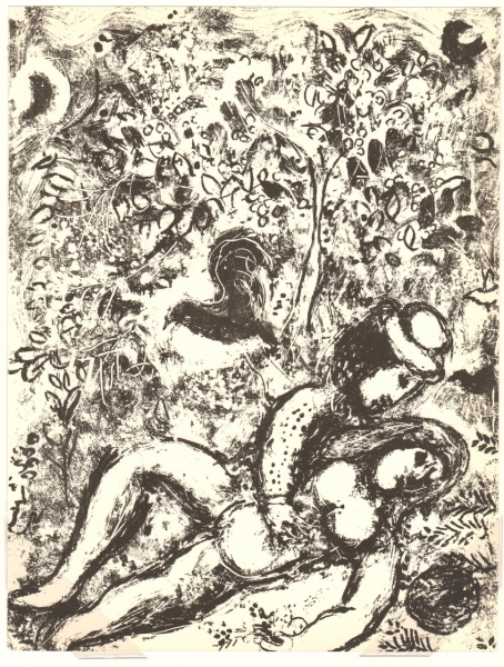 Chagall, Marc. Pärchen am Baum. (00634)