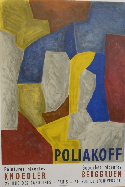 Poliakoff, Serge. Ausstellungsplakat. (00649)