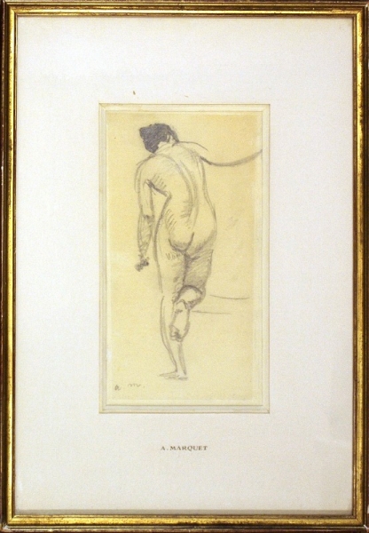 Marquet, Albert. Nue de dos / Femme au bain.  (00693)