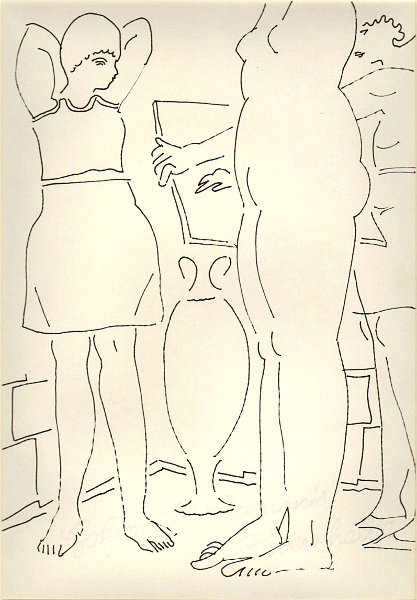 Frank, Edvard. Akte mit Amphore. (01002)