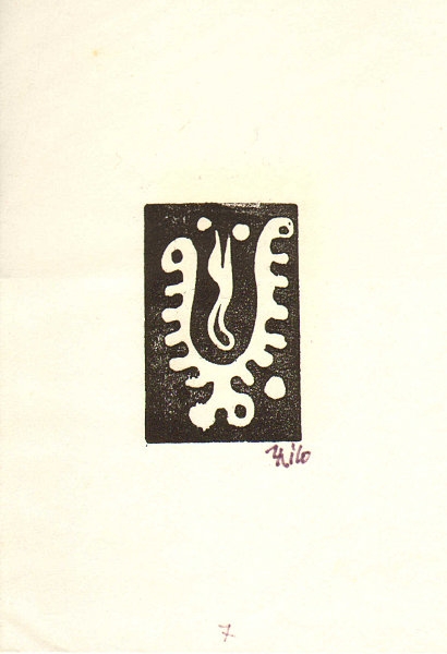 Maatsch, Thilo. o.T. Holzschnitt auf Japan "7" (01043)