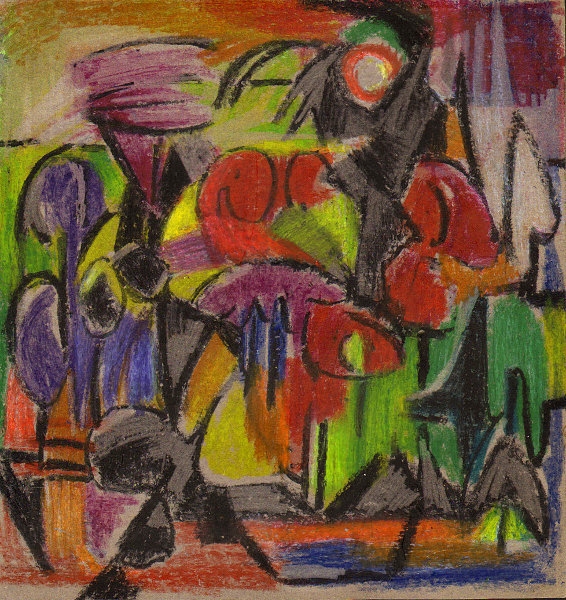 Werner-Galow, Margot. Landschaftskomposition. (01049)