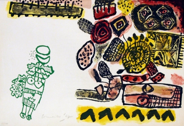 Corneille. Femme nuit et d'aube. (01142)