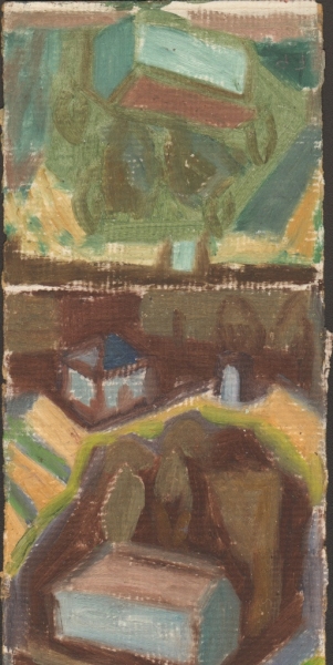Pacanowska, Félicia. Zwei Landschaften. (01360)