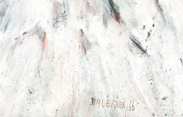 Dikran Daderian - Abstrakte Komposition, 1966 (ID 123)