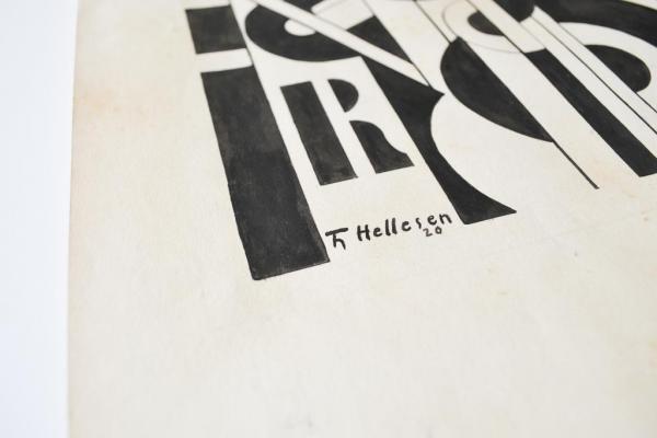 Thorvald, Hellesen - Abstrakte Komposition, 1920 (ID 132)
