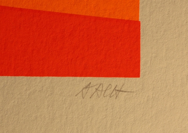 Aach, Herb. Lithografie "Split Infinity #8POS". (Art Nr. 2115)