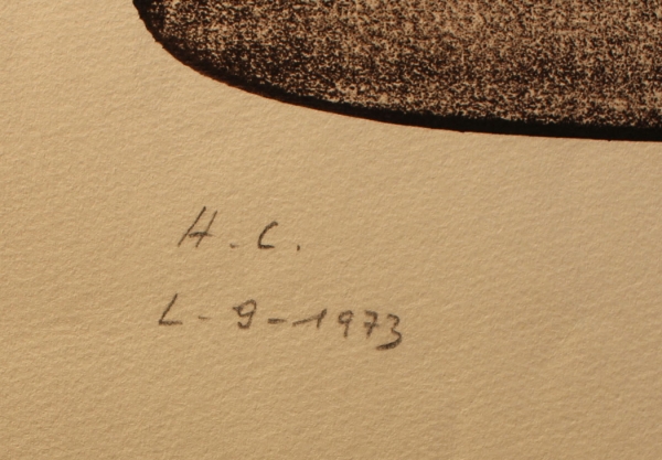 Hartung, Hans. L 5. Lithografie Signiert.(02123)