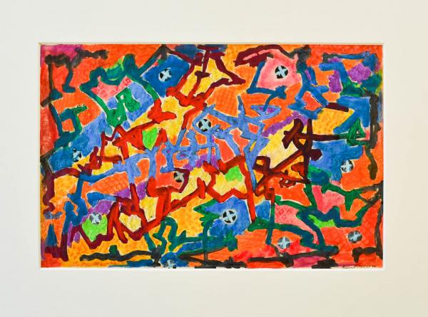 Rudolf, Möller - Abstrakte Komposition, 1962 (ID 16)