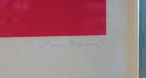 Reggiani, Mauro. Geometrische Komposition. Signiert (01812)