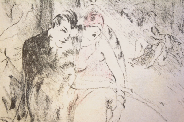 VÉRTES, MARCEL. Nachtleben Paris. Bordellszene I. 20er Jahre (01832)