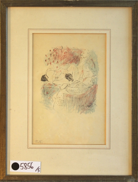 VÉRTES, MARCEL.Nachtleben Paris. Bordellszene II. 20er Jahre (01833)