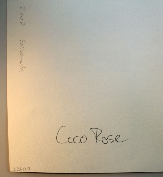 Schur, Richard. "Coco Rose". Siebdruck. (Art Nr. 1848)