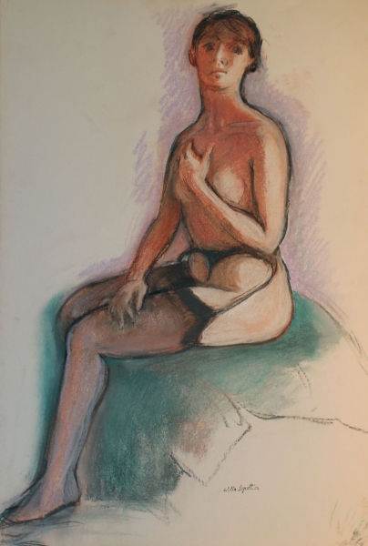 Lepeltier, Robert. Odette. Mischtechnik auf leichtem Karton (Art Nr. 1890)