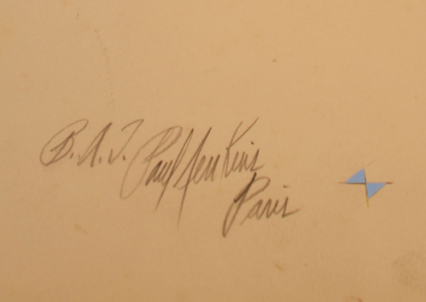 Jenkins, Paul. Farblithografie auf Bütten signiert (Art. Nr 1945)