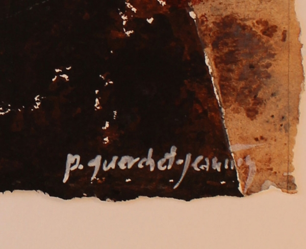 Pierre Guerchett Jeannin. Acryl auf Papier (Art Nr. 1952)