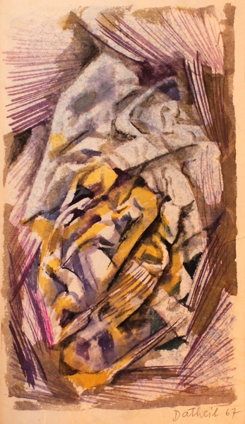 Datheil, Zdenka - Abstrakte Komposition, 1967 (ID 52)