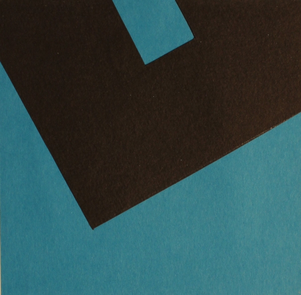 Wirth, Kurth. Collage auf Karton. Blue Sky (Art Nr. 2029)