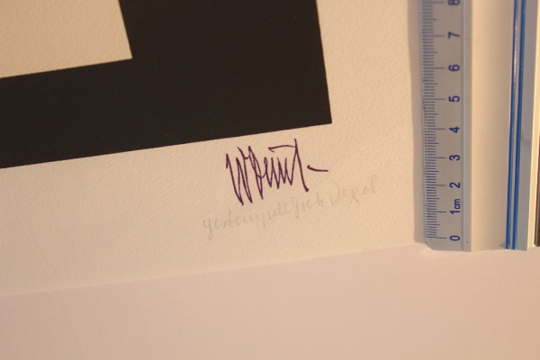 Dexel, Walter. Konstruktivistische Serigrafie. (Art Nr. 2037)