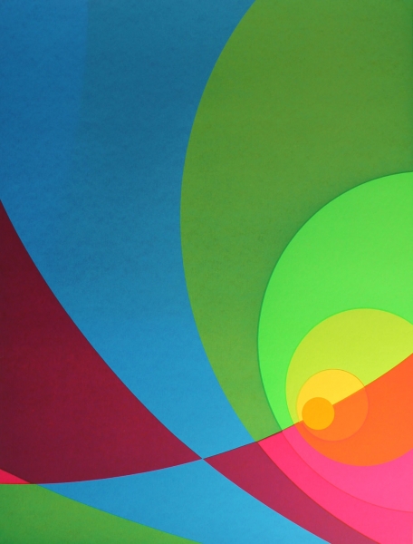 Aach, Herb. Lithografie "Split Infinity #B2S". (Art Nr. 2114)