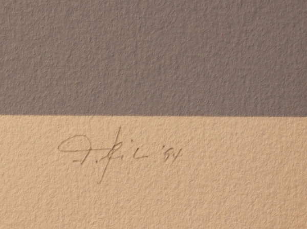 Geiler, Friedrich. Lithografie auf Papier. Signiert (Art Nr. 2131)