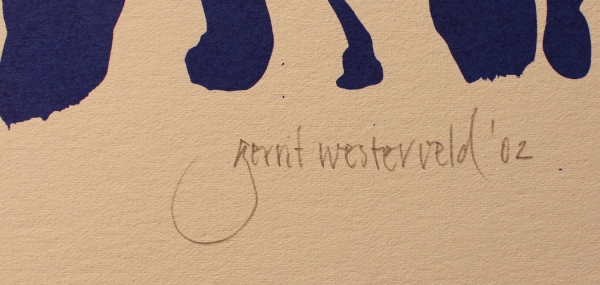 Westerveld, Gerrit. Abstrakte Komposition. Signiert (Art Nr. 2138)