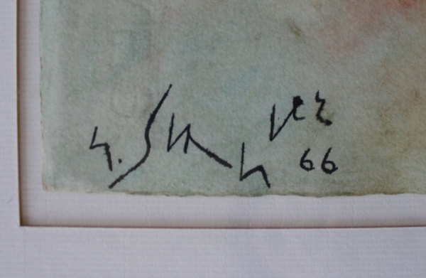 Singier, Gustave. Abstrakte Komposition (Art Nr. 2160)