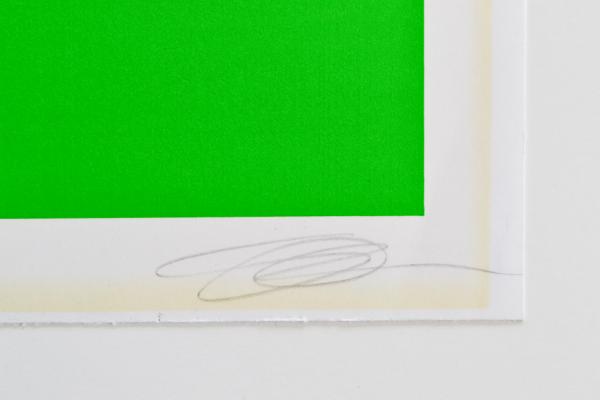 Richard Paul Lohse - Durchdringung von vier  verschränkten Farbgruppen, 1970 (ID 23)