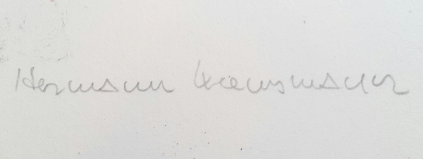 Kremsmayer, Hermann. Ohne Titel. Art. Nr. 2498