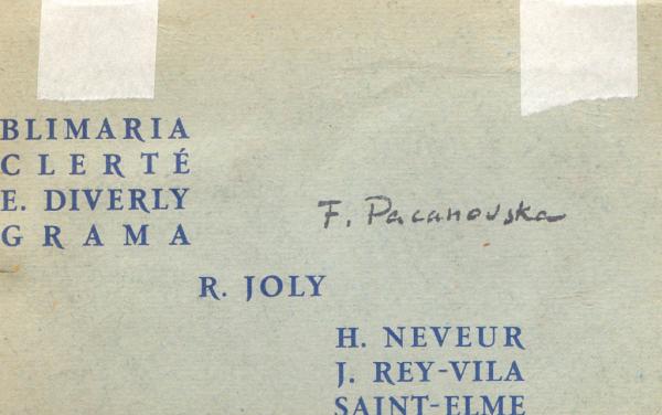 Pacanowska, Félicia - Abstrakte Komposition. (ID 56)