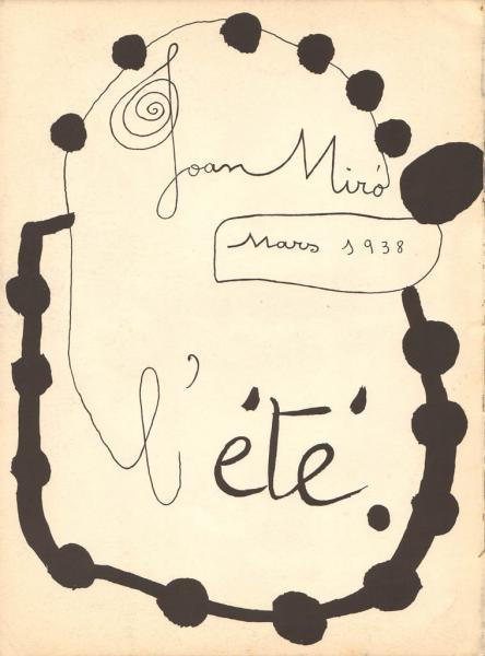 Joan Miro - Vier Jahreszeiten, 1938 (ID 75-1)
