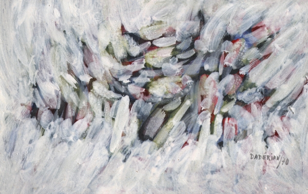 Daderian, Dikran - Mischtechnik - Gouache auf leichtem Karton - o.T. - 1970 (01766)