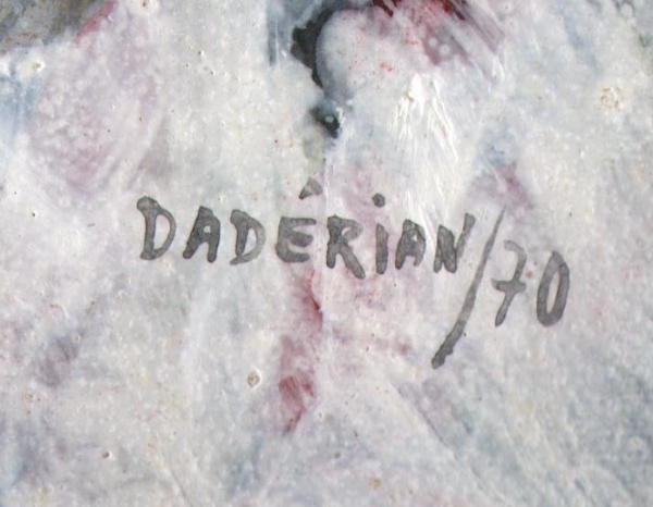 Daderian, Dikran - Mischtechnik - Gouache auf leichtem Karton - o.T. - 1970 (01766)