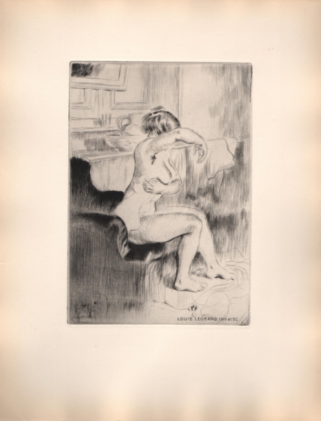Legrand, Louis - Radierung - la toilette - Signiert - (00266)