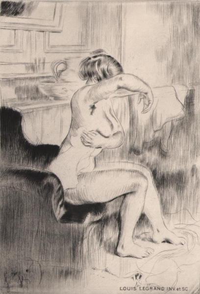 Legrand, Louis - Radierung - la toilette - Signiert - (00266)