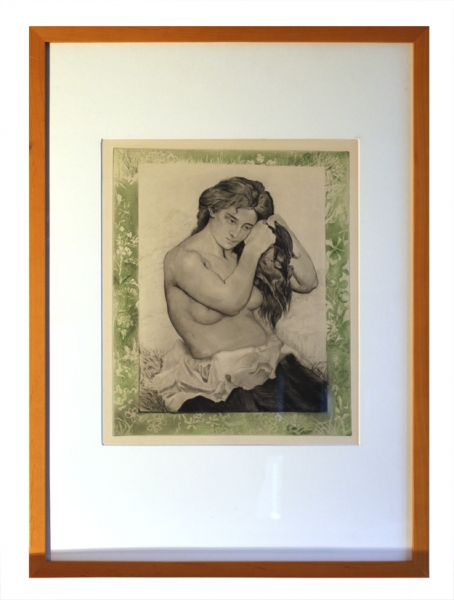 Maurin, Charles. Femme nue se coiffant. 1891. (00134)